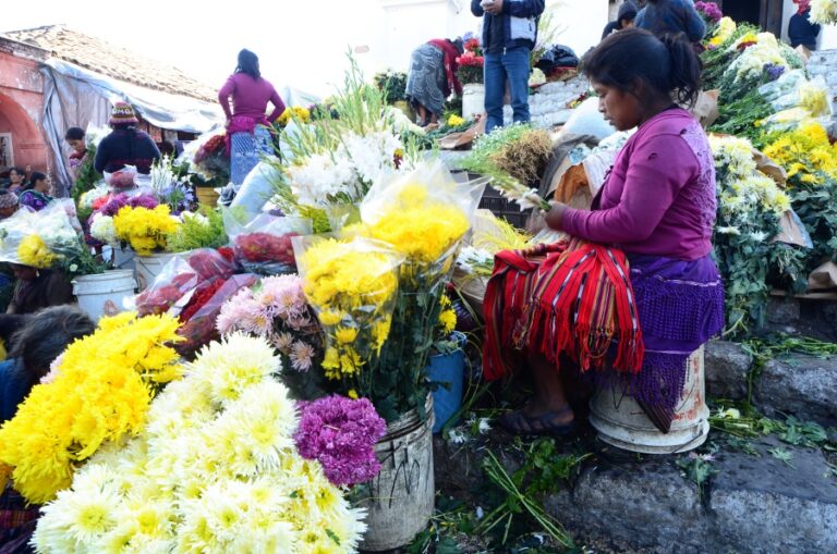 Lire la suite à propos de l’article Chichicastenango, le grand marché aux fleurs et le marché maya