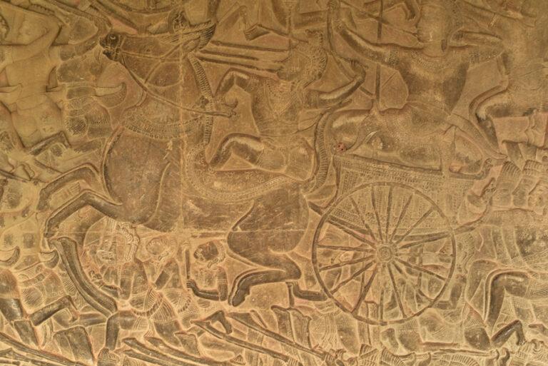 Lire la suite à propos de l’article Angkor Wat, les bas-reliefs des galeries ouest et sud